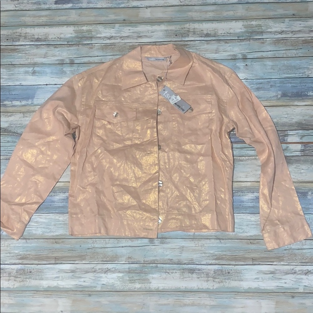 NWT XS Long sleeve linen jacket